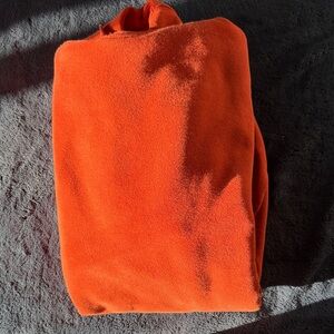 Bright Orange Fleece Pullover